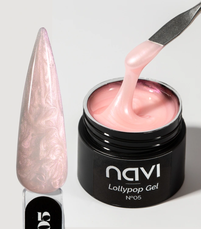 Жемчужный гель с эффектом втирки Lollypop Gel 05